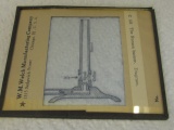 Vintage Slide of Bunsen Burner – a Diagram