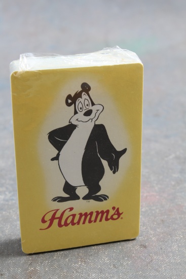 Vintage Hamm's Bear Beer Advertising Playing Cards Still Sealed