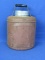 Large, Heavy, Rusted Metal Bucket with Handle & Stoneware Inside Liner – See Pictures! -