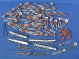 Lot of Several Vintage Hair Curling Rods and Clips – Some Marked Colanite or Goody -