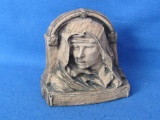 Figurine of Man in Arabian-Style Clothing With Arch & Scroll Detail - “Genuine Burwood”