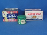 Lot of 3 Vintage Tins – Snow Drop Mints – SkyFlakes Crackers – National Biscuit Company