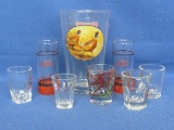 Shot Glasses & Beer Tumbler (Miller w Pheasants) 3 Different Shots by Hazel-Atlas