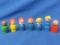 7 Vintage Fisher Price Little People – 4 Wood Faces & 3 Plastic