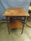 Vintage Wood Parlor Table – 23” x 26” x 30”T – Needs some TLC, Good project piece – Water marks
