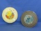 2 Vintage Decorative Stove Pipe Covers – Found in Old homes of the 1930's-40's era – Each 8 1/2” DIA