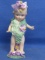 Jointed Bisque Doll 4 1/2” Tall – In satin violets Costume – 1997 ltd. Ed. 1415/3000