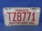 1949 Minnesota Centennial License Plate – Aluminum – As Shown