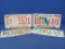 Florida License Plates (4) – Various Years – As Shown