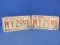 1974 Minnesota License Plates – Pair – As Shown