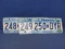 1996 Minnesota License Plates – 3 Pair – In Sequence 248-250 – As Shown
