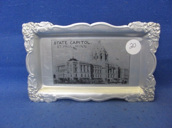 Tin Tray – State Capitol St. Paul Minnesota – 4” x 6 1/2” - As Shown