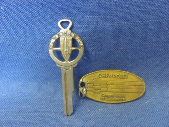 Oldsmobile Rocket Key & Chevrolet Return Tag – As Shown