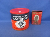Tobacco Tins – Sir Walter Raleigh & Prince Albert – Rusty – As Shown