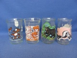 1990's Welch's Jelly Jars – Tom & Jerry – Looney Tunes – Wildlife – 4” T – No Chips or Cracks
