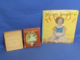 3 Shirley Temple Books: Saalfield  “The Story of Shirley Temple” & “Shirley Temple in the Littlest R