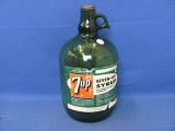 7up Syrup Glass Gallon Jug – St. Cloud MN – 11 3/4” T - Paper Label Damaged