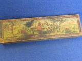 Vintage Child's Pencil Box Made in Germany – Red Riding Hood & Wolf  - Contains pencils etc.