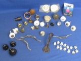 Vintage Hardware  - Assorted Knobs & Findings – As in Photos
