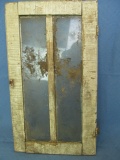 Vintage  Divided Light Window – Measures 21 1/2” L x 12” W Appx – Great Project Piece!