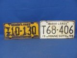 1950's Minnesota License Plates – As Shown