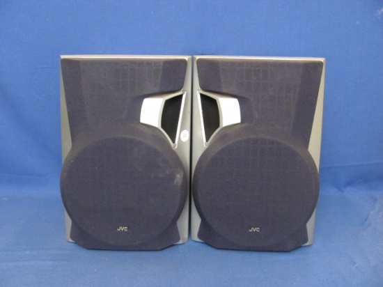 JVC Labyrinth Aeroport Speakers – 12 1/2” T – Not Tested – As Shown