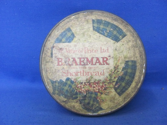 Braemar Shortbread Tin Filled With Misc. Hardware – Paper Label on Cover