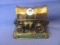 Banthrico Copper Plated Covered Wagon Bank - 1st National Bank of the Black Hills SD