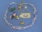 Wire Wrapped Jewelry: 2 Pendants & Necklace Plus 5 Polished Stones (1 Malachite)