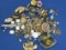 Small Lot of Jewelry for Crafts – Rhinestones, single Earrings & more