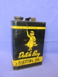 Dutch Boy Flatting Oil Tin by the National Lead Company – Body is 9 1/2” tall