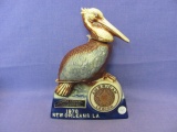 1978 Pelican American Legion New Orleans Liquor Decanter – Daviess Country – 9 1/2” T – 7” L