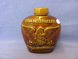 1969 Fort Sill Centennial Liquor Decanter – JW Dant – 7 1/4” T – Empty