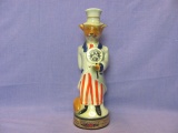 1971 Uncle Sam Fox National Convention of Jim Beam Bottles Liquor Decanter -
