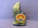 1974 Dolphin American Veterans Liquor Decanter – Ezra Brooks – 11 1/2” T – Empty