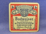 12 Budweiser Beer Coasters – 3 Different Sayings on back – good condition