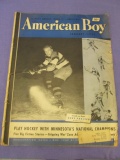 Jaunary 1941 “American Boy” Magazine – Hockey – Minnesota Gophers by Bob Hubbard