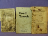 Ford Model T Manual, Ford F-100- F-350 P&M Series – Owner's Manual 1940 Trucks (chevy) 1st edition