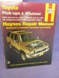 Haynes Automotive Repair Manual: Toyota Pick ups 1979-95 & 4-Runner 1984-95