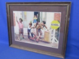 Framed Print “Our Gang” - The Little Rascals – Wood frame is 15” x 12”