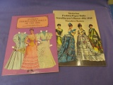 Vintage Paper Dolls: 2 Books (1980's) 1890's Fashions & 2 Dolls, 1977 (Abigale, Beatrice, Caroline &
