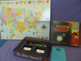 Board Game 1990's “Where in the World is Carmen Sandiego?”  Ages 8 & up 2-6 Players