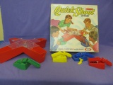 Ideal Quick Shoot Game  Vintage Marble Shooting Game in Original Box © 1970