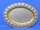 Oval Copper Tray – Unmarked – 15” x 11” - Originally had a sticker on the base