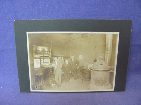 Cabinet Photograph of City Water Department – Picture is 5” x 7” - As Shown