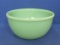 Jadite Green Glass Bowl – No Markings – 7” in diameter – 3 3/4” tall – Looks vintage