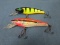 2 Fishing Lures – Unmarked – Rattlers - ~6 3/8”L – Great condition – As shown