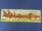 Budweiser 8 Horse Hitch w/ Cydesdales – Vintage Post Card (Double Length Fold Out)