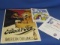 2 Old Style Beer Promotionals (Recipies & Sing-Along) & Anheuser Busch Black & Tan Beer Poster