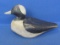 Wood Duck/Loon Decoy – Glass Eyes -  Black & White – About 9 1/2” long – Weight on bottom